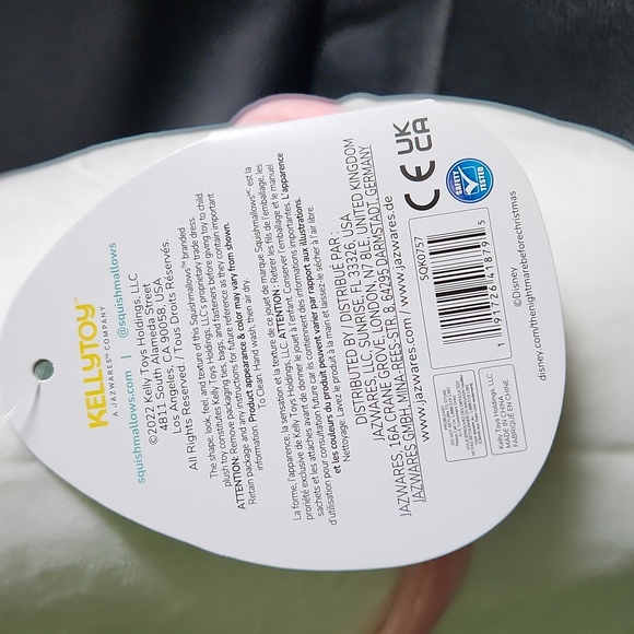 NWT Zero Nightmare Before Christmas 8" Squishmallow - Picture 4 of 8